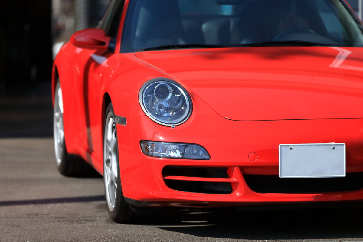 ポルシェ 911のコーティング後